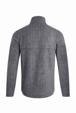 Longmont Eco 1/4 Zip Stripe Grid Fleece Navy 12 Longmont Eco 1/4 Zip Stripe Grid Fleece Navy -WeirdFish Clothing Shop 100047