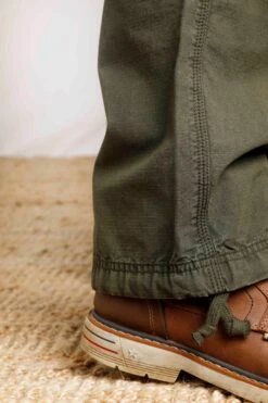 Turner Cargo Trousers Fir Green -WeirdFish Clothing Shop 101407