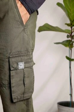 Turner Cargo Trousers Fir Green -WeirdFish Clothing Shop 101409
