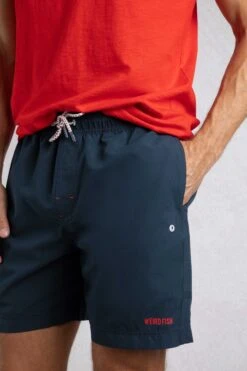 Banning Recycled Polyester Swim Shorts Navy