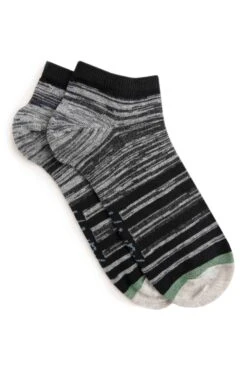 Rolph Trainer Socks 3 Pack Grey Marl -WeirdFish Clothing Shop 105818