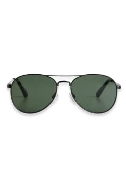 Fernando Aviator Sunglasses Gunmetal -WeirdFish Clothing Shop 107283