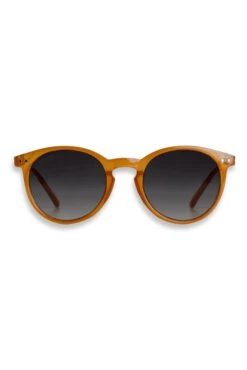Williams Round Sunglasses Mustard -WeirdFish Clothing Shop 107284