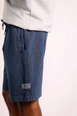 Hamilton Sunwashed Sweatshirt Shorts Navy -WeirdFish Clothing Shop 107593