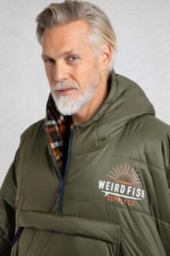 Indiana Showerproof Blanket Robe Fir Green -WeirdFish Clothing Shop 108238