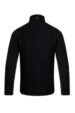 Berhan Full Zip Lined Eco Macaroni Sweatshirt Black -WeirdFish Clothing Shop 110754