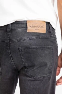 Eddie Straight Leg Denim Jeans Washed Black 14 Eddie Straight Leg Denim Jeans Washed Black -WeirdFish Clothing Shop 111455