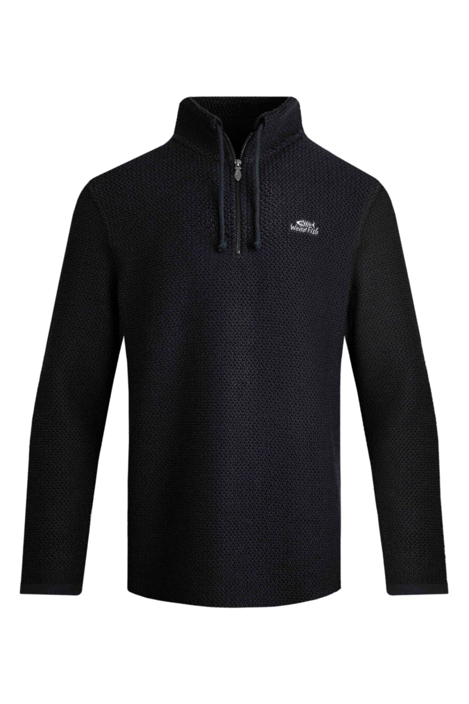 Cruiser 1/4 Zip Macaroni Sweatshirt Black 2 Cruiser 1/4 Zip Macaroni Sweatshirt Black - Image 2