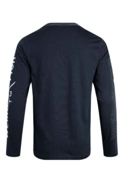 Making Waves Branded Long Sleeve T-Shirt Navy -WeirdFish Clothing Shop 112251