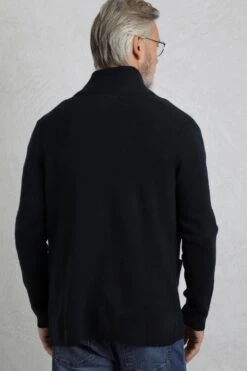 Brad Knitted Cardigan Midnight -WeirdFish Clothing Shop 115017