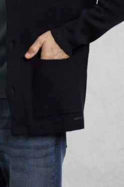 Brad Knitted Cardigan Midnight -WeirdFish Clothing Shop 115018