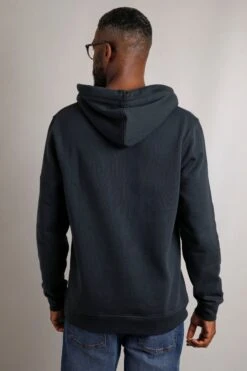 Hugo Eco Branded Popover Hoodie Navy 9 Hugo Eco Branded Popover Hoodie Navy -WeirdFish Clothing Shop 115374