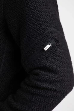 Berhan Full Zip Lined Eco Macaroni Sweatshirt Black -WeirdFish Clothing Shop 116265