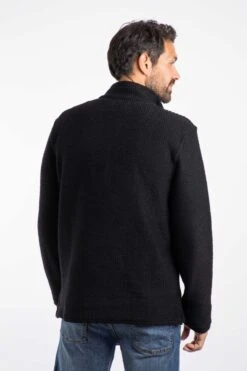 Cruiser 1/4 Zip Macaroni Sweatshirt Black 9 Cruiser 1/4 Zip Macaroni Sweatshirt Black -WeirdFish Clothing Shop 116357