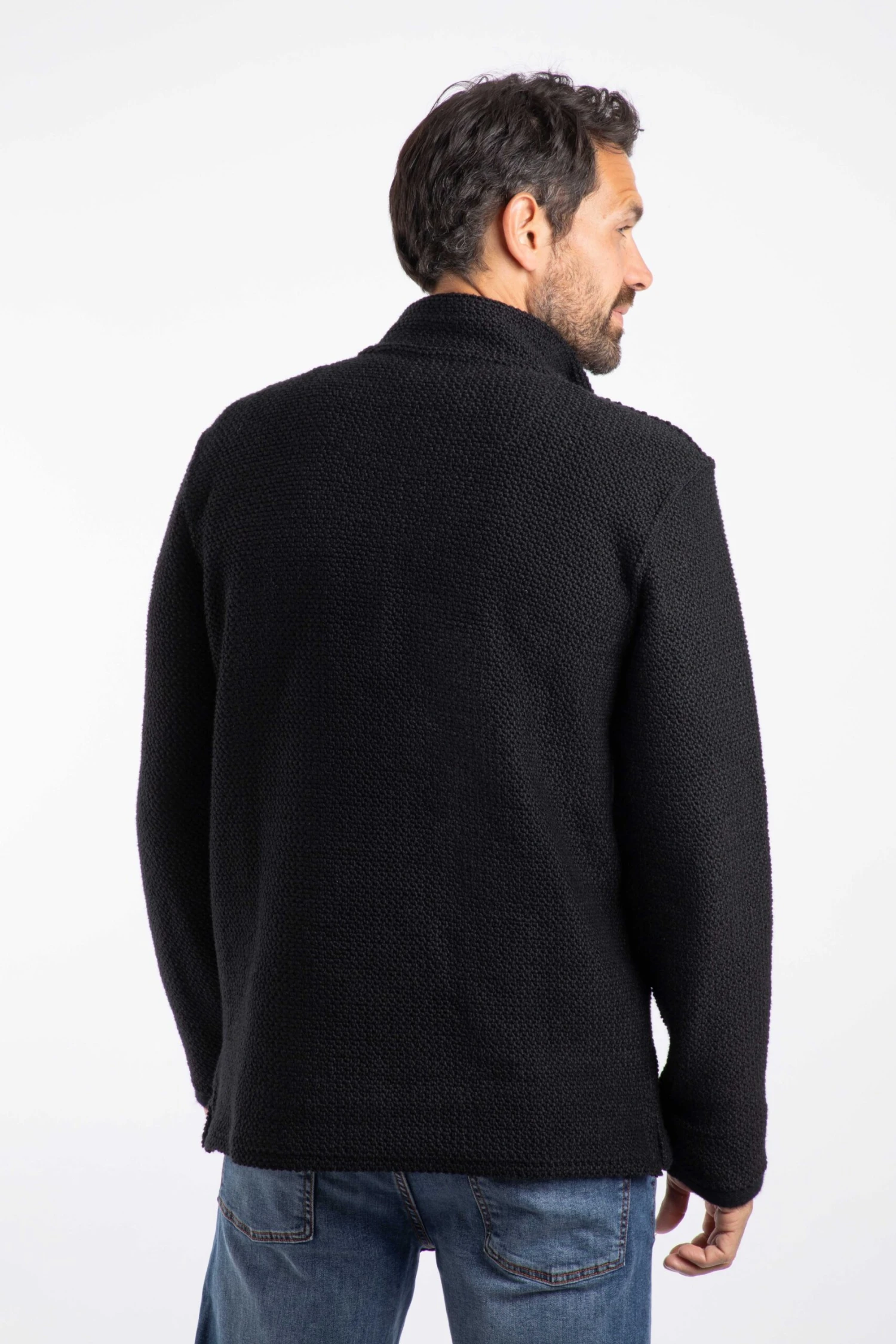 Cruiser 1/4 Zip Macaroni Sweatshirt Black 3 Cruiser 1/4 Zip Macaroni Sweatshirt Black - Image 3