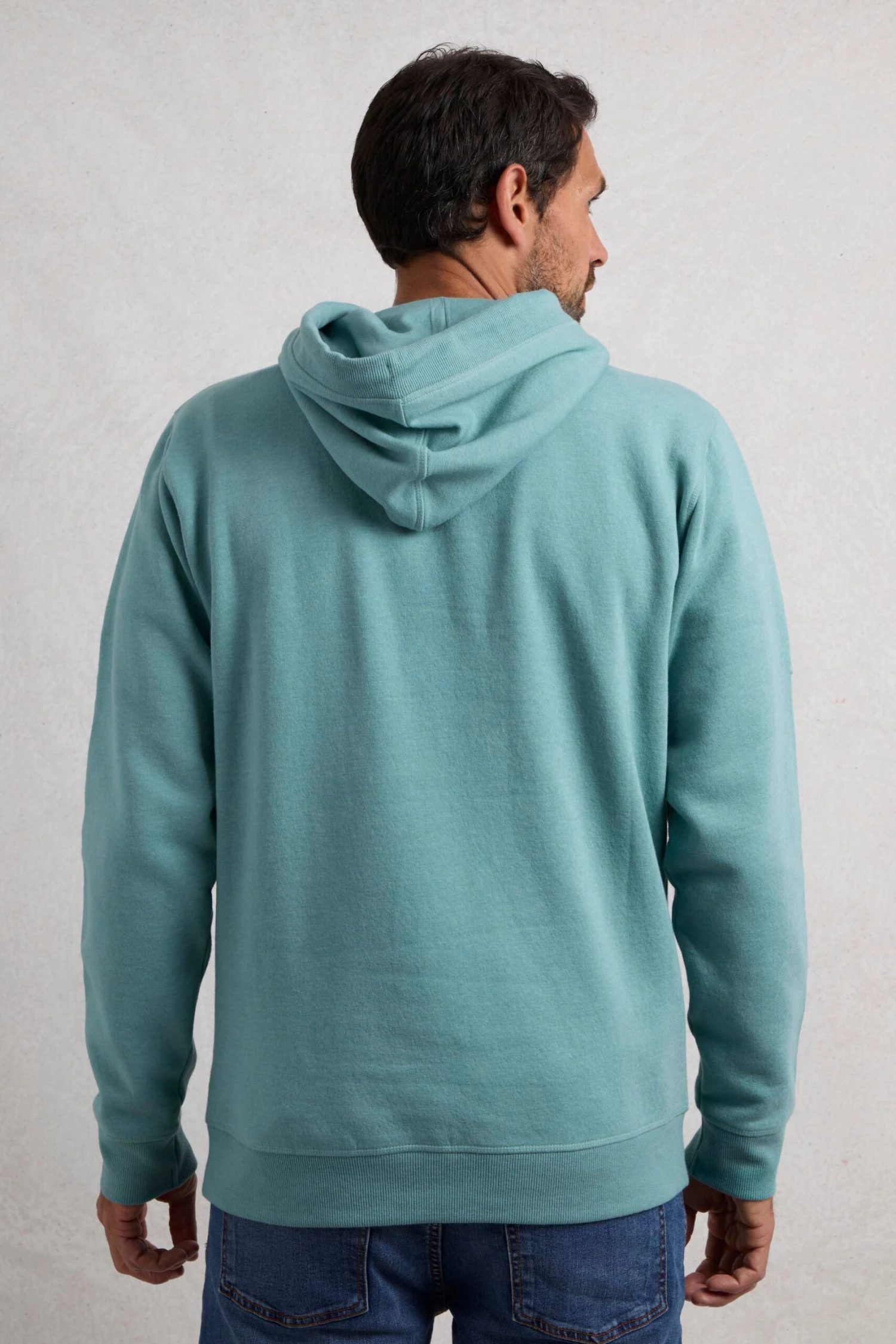 Bryant Front Print Graphic Popover Hoodie Mineral Blue 3 Bryant Front Print Graphic Popover Hoodie Mineral Blue - Image 3