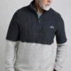 Kielder 1/4 Zip Limited Edition Macaroni Sweatshirt Dark Navy