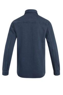 Fingask Loopback Shirt Navy -WeirdFish Clothing Shop 118881