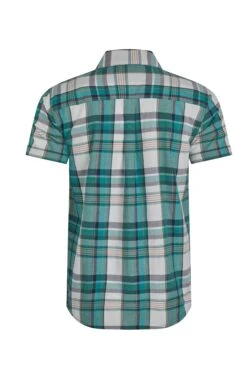 Judd Short Sleeve Check Shirt White -WeirdFish Clothing Shop 118953