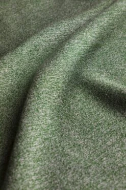 Laramie Eco 1/4 Zip Snow Marl Fleece Olive -WeirdFish Clothing Shop 119499