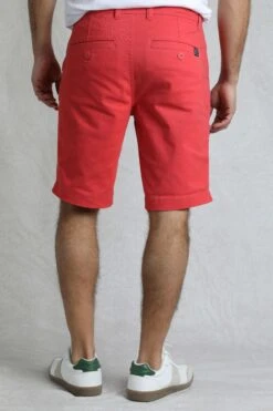 Rayburn Cotton Flat Front Shorts Radical Red -WeirdFish Clothing Shop 119907