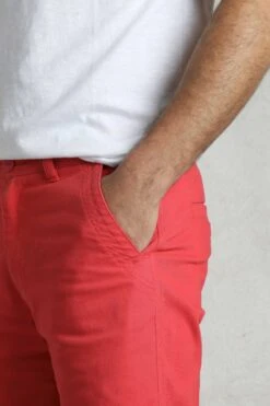 Rayburn Cotton Flat Front Shorts Radical Red -WeirdFish Clothing Shop 119909