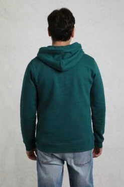 Jamie Branded Popover Sweatshirt Hoodie Forest Green 9 Jamie Branded Popover Sweatshirt Hoodie Forest Green -WeirdFish Clothing Shop 120389