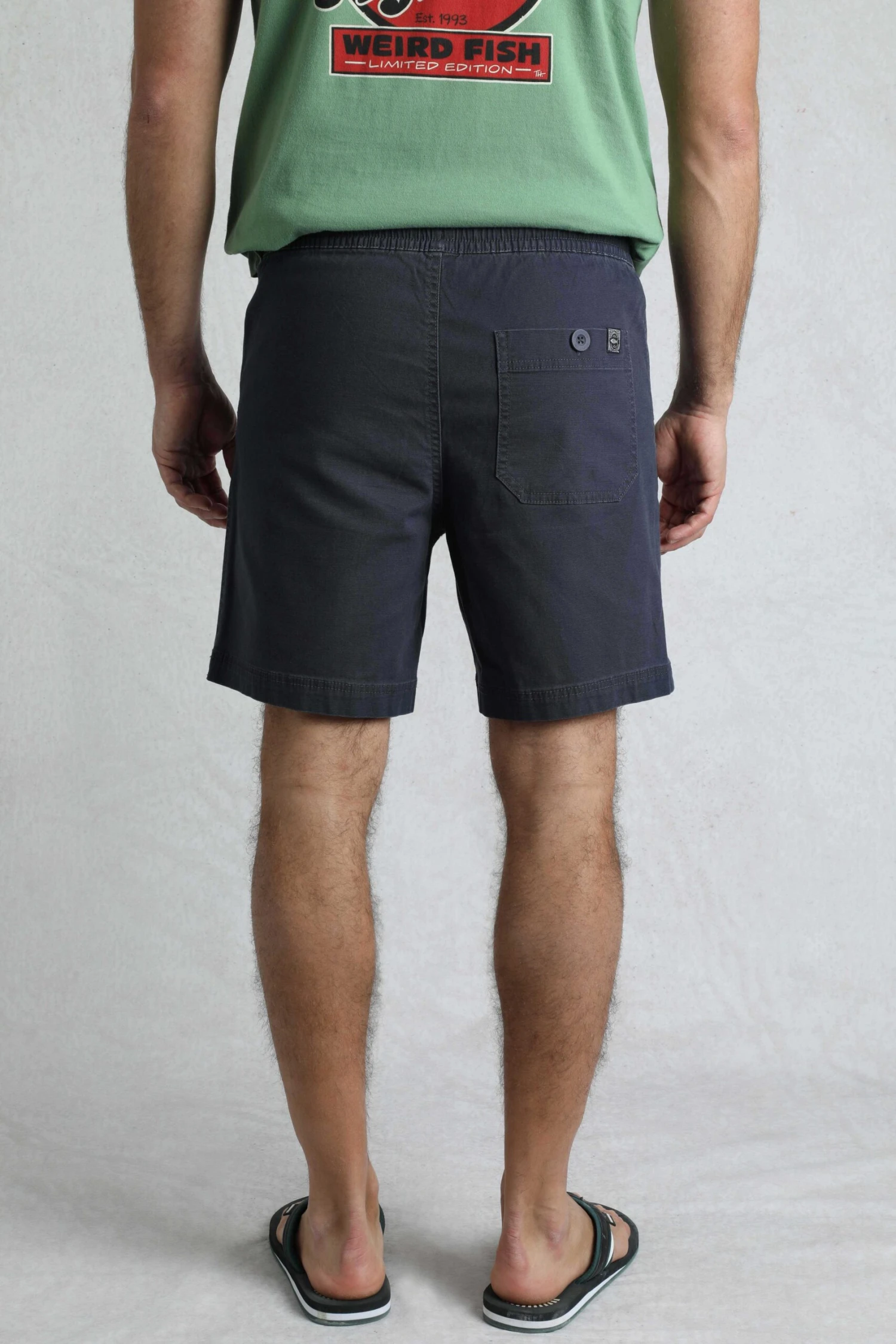 Weston Canvas Shorts Navy 3 Weston Canvas Shorts Navy - Image 3