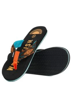 Hamdon Jacquard Flip Flop Black 6 Hamdon Jacquard Flip Flop Black -WeirdFish Clothing Shop 121277