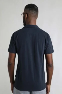 Grafton Organic Cotton Soft Jersey Shirt Navy 10 Grafton Organic Cotton Soft Jersey Shirt Navy -WeirdFish Clothing Shop 121723
