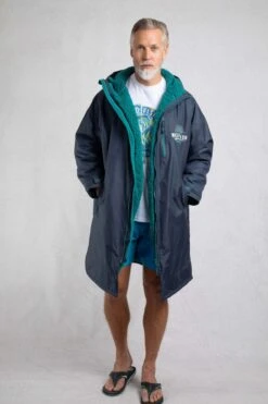 Atlantic Unisex Waterproof Changing Robe Blue Surf -WeirdFish Clothing Shop 121739