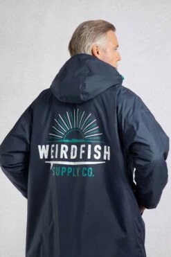 Atlantic Unisex Waterproof Changing Robe Blue Surf -WeirdFish Clothing Shop 121741