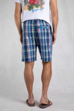 Manson Madras Check Shorts Estate Blue 9 Manson Madras Check Shorts Estate Blue -WeirdFish Clothing Shop 122114