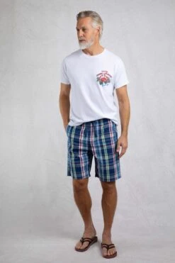 Manson Madras Check Shorts Estate Blue 10 Manson Madras Check Shorts Estate Blue -WeirdFish Clothing Shop 122115