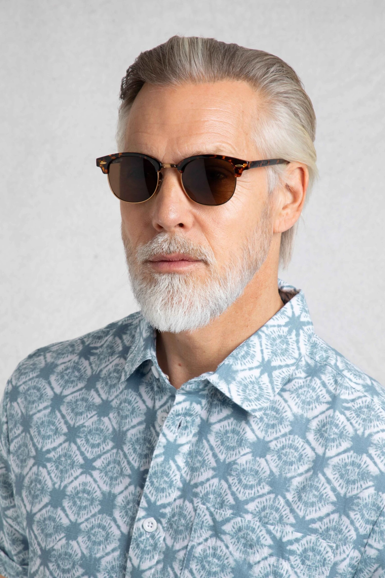 Johnson Clubmaster Sunglasses Antique Tan 5 Johnson Clubmaster Sunglasses Antique Tan - Image 5