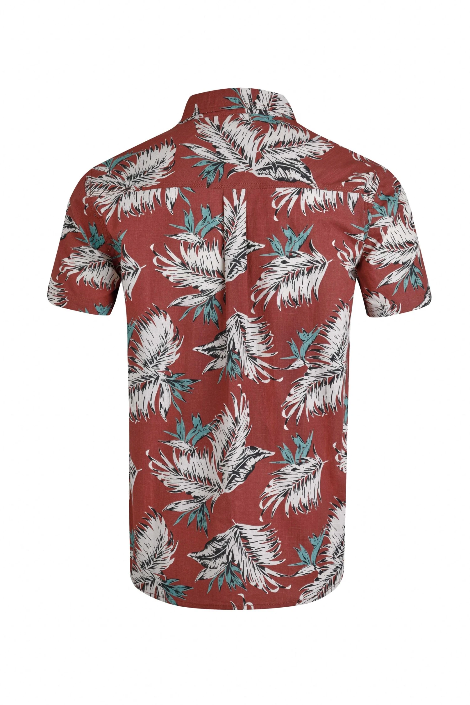 Faraway Organic Cotton Printed Shirt Paprika 6 Faraway Organic Cotton Printed Shirt Paprika - Image 6