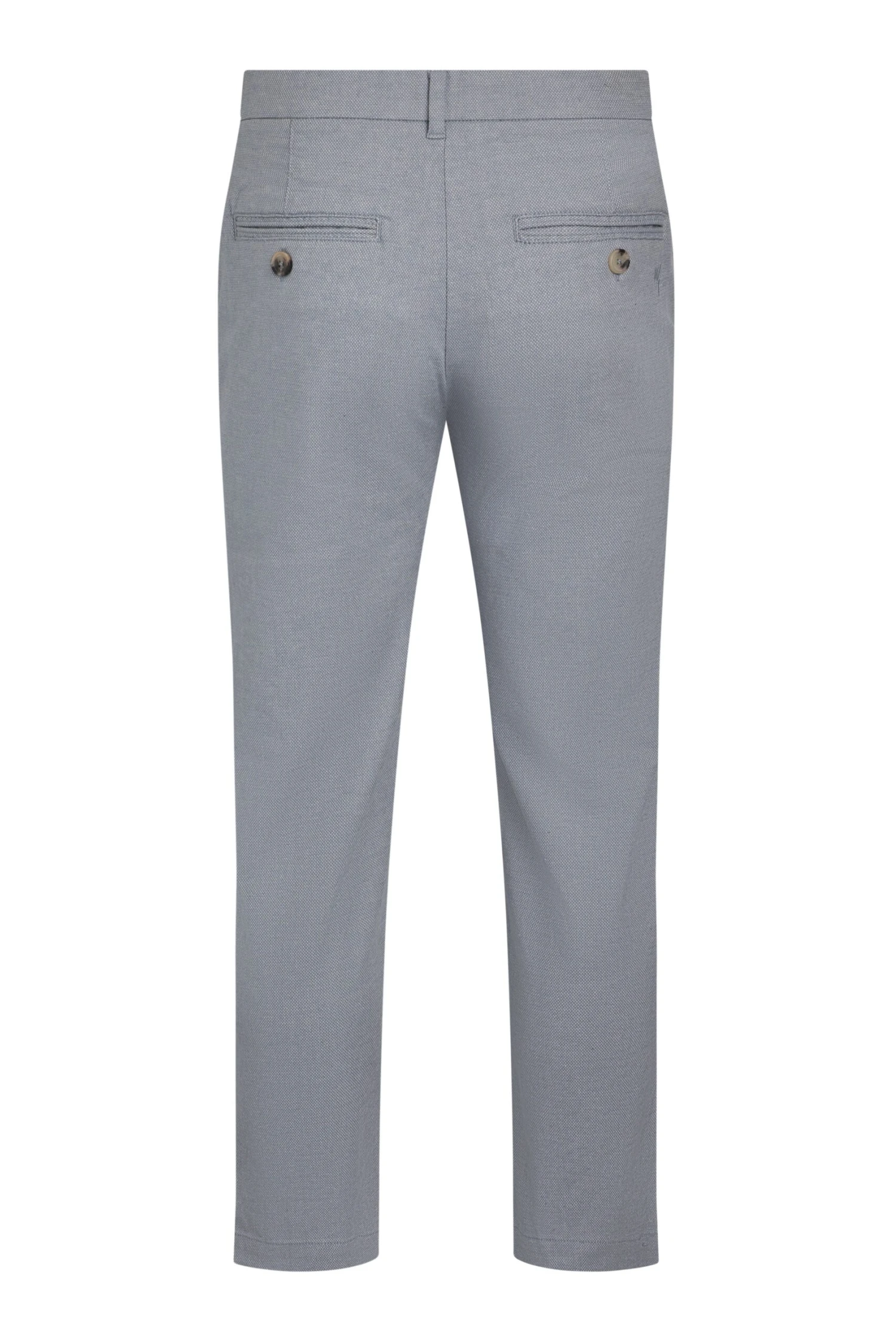 Charleigh Textured Chino Trousers Denim Blue 6 Charleigh Textured Chino Trousers Denim Blue - Image 6