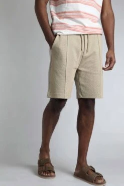 Pasco Pique Jersey Shorts Flint Stone