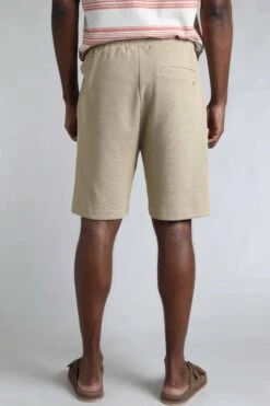 Pasco Pique Jersey Shorts Flint Stone -WeirdFish Clothing Shop 123783