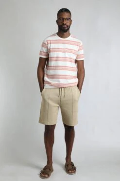 Pasco Pique Jersey Shorts Flint Stone -WeirdFish Clothing Shop 123784