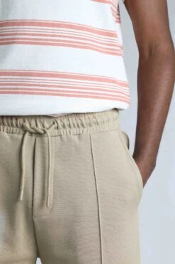 Pasco Pique Jersey Shorts Flint Stone -WeirdFish Clothing Shop 123787