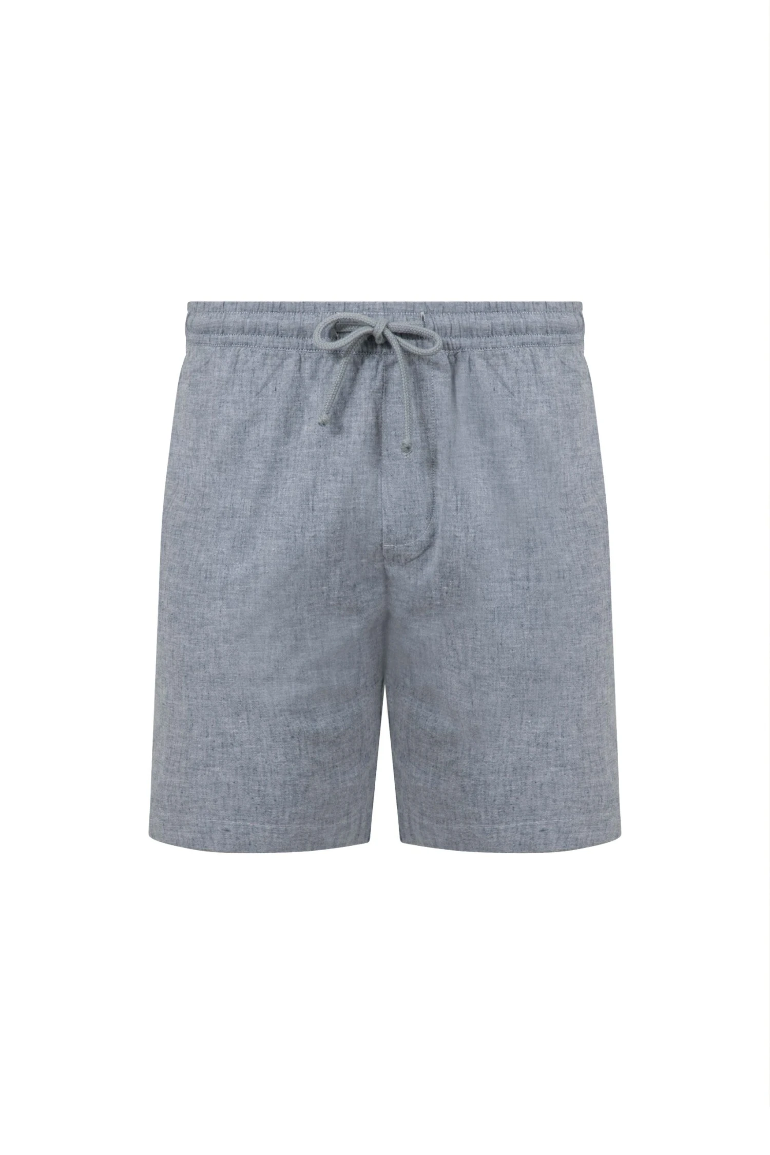 Winchester Relaxed Linen Rich Shorts Denim 2 Winchester Relaxed Linen Rich Shorts Denim - Image 2