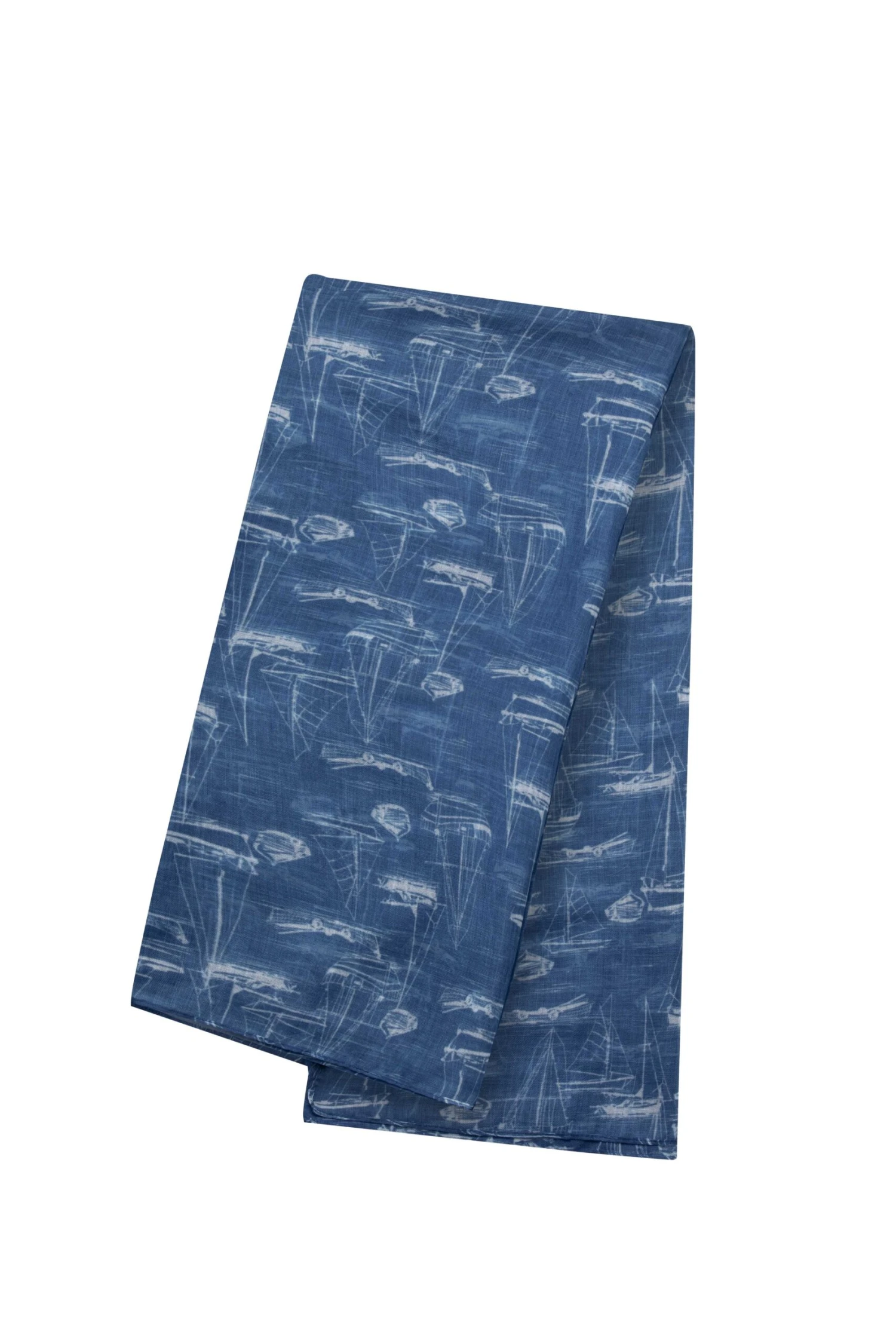 Kiera Recycled Polyester Sarong Scarf Ensign Blue 2 Kiera Recycled Polyester Sarong Scarf Ensign Blue - Image 2