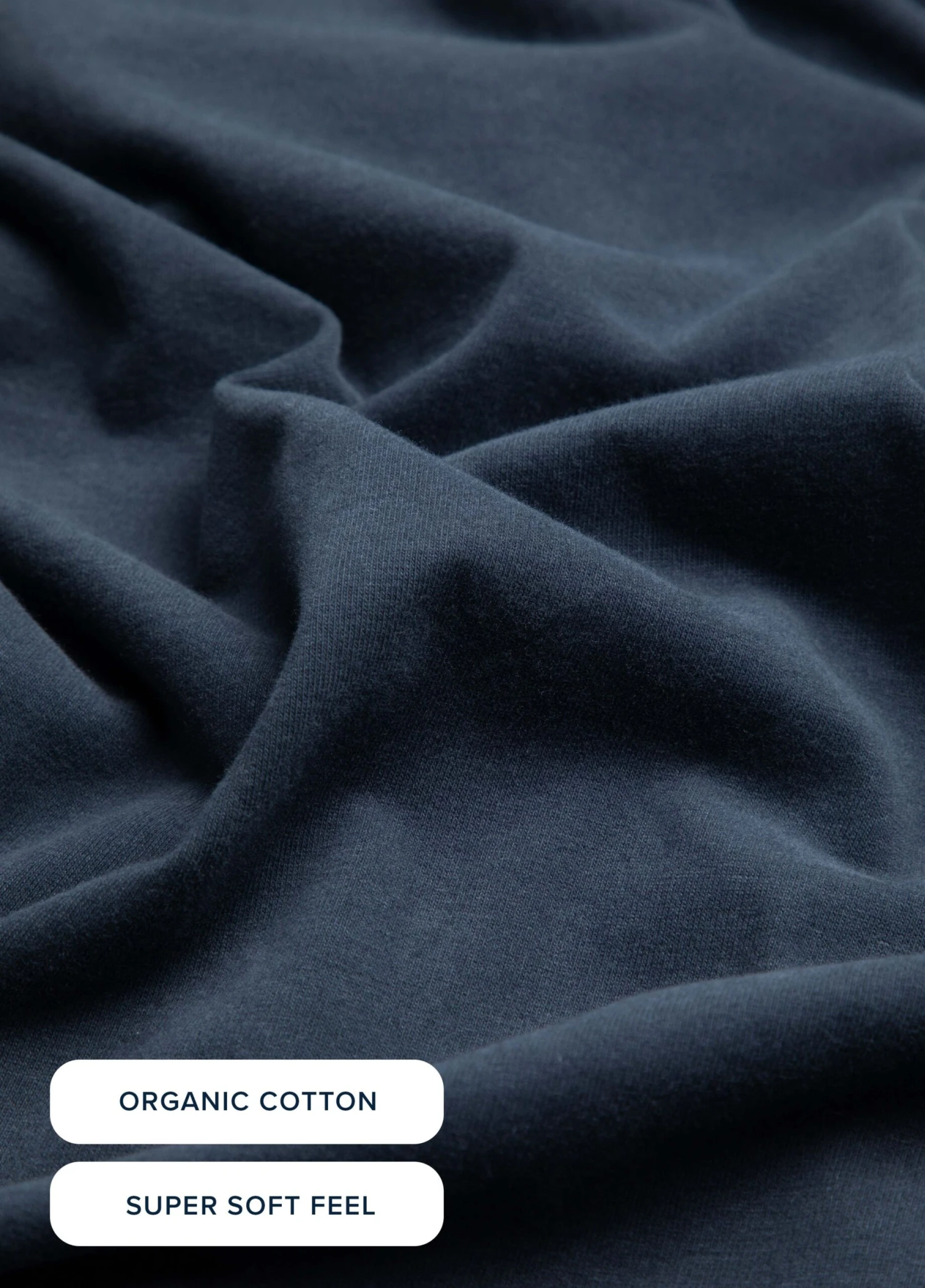 Grafton Organic Cotton Soft Jersey Shirt Navy 8 Grafton Organic Cotton Soft Jersey Shirt Navy - Image 8