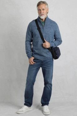 Crowley Commuter Crossbody Bag Navy -WeirdFish Clothing Shop 124074