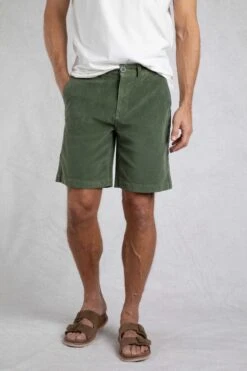 Munro Cord Shorts Army Green