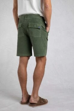 Munro Cord Shorts Army Green -WeirdFish Clothing Shop 124119