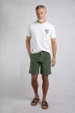 Munro Cord Shorts Army Green -WeirdFish Clothing Shop 124120