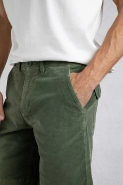 Munro Cord Shorts Army Green -WeirdFish Clothing Shop 124121