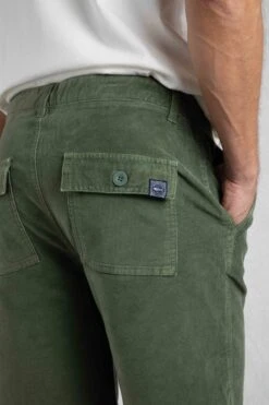 Munro Cord Shorts Army Green -WeirdFish Clothing Shop 124123